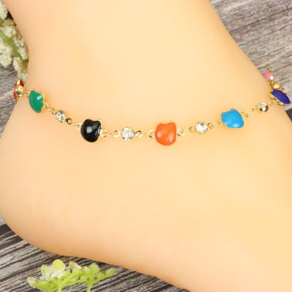 "Elegant Handmade Anklet – Delicate Jewelry for Women, MAR091073 - Picture 5 of 10